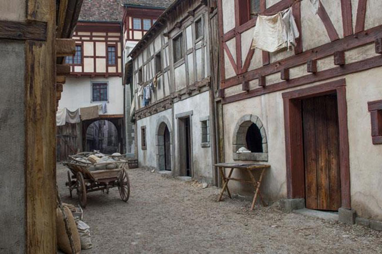 Das Kloster St. Georgen in Stein am Rhein ist der ideale Drehort für den Zwingli-Film.|Peter Leutert