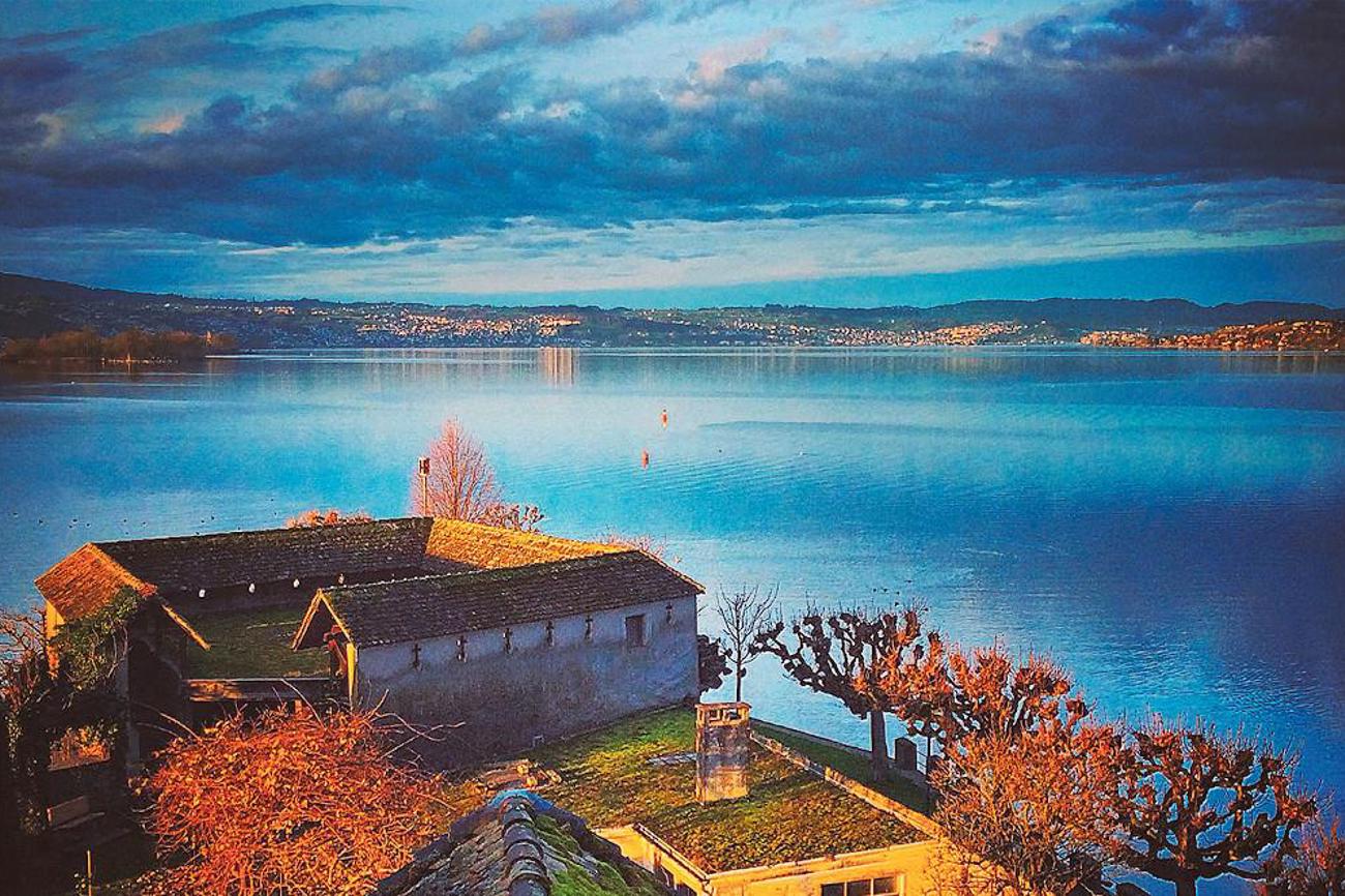 Morgendliche Idylle beim Kloster Rapperswil.