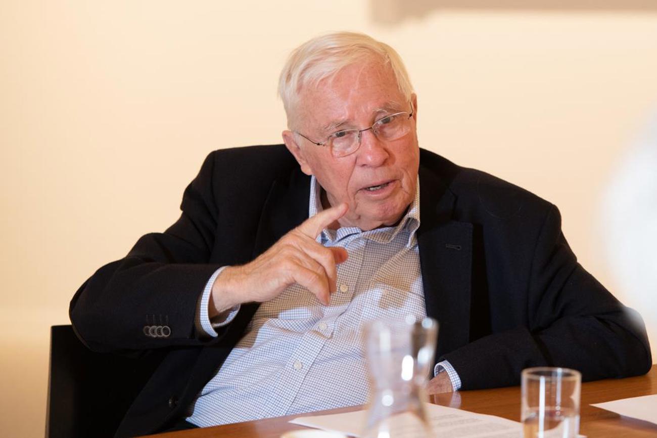 Christoph Blocher wurde während des Jurastudiums auf den Theologen Karl Barth aufmerksam.