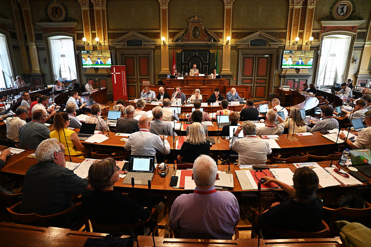 Im Juni entscheiden die Synodalen über das neue Finanzierungs-Modell. | Foto: Christoph Knoch/EKS (Archivbild)