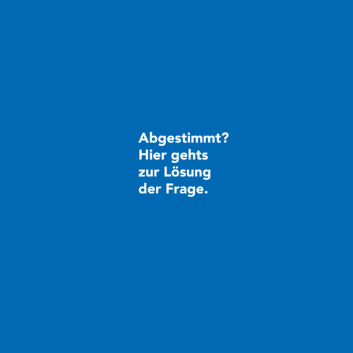 Auffahrts- und Pfingstquiz Lösungen
