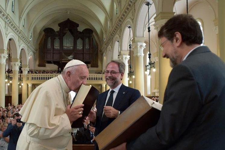 Der Papst in der Stadt Calvins Der Papst in der Stadt Calvins