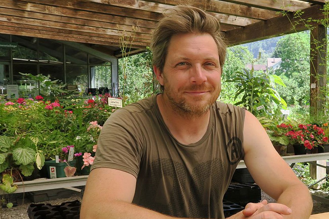 Florian Jakober am Friedenstisch