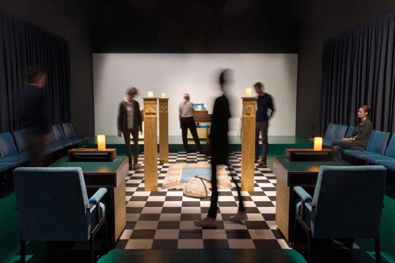 Auch ein Freimaurertempel mit Originalausstattung ist in der Ausstellung «Top Secret» zu sehen. | Bernisches Historisches Museum/Christine Moor