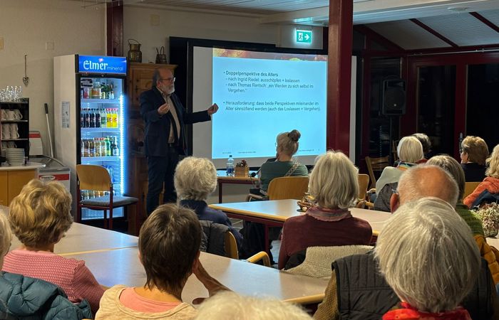 Vortrag über den Sinn des hohen Alters trifft auf grosses Interesse