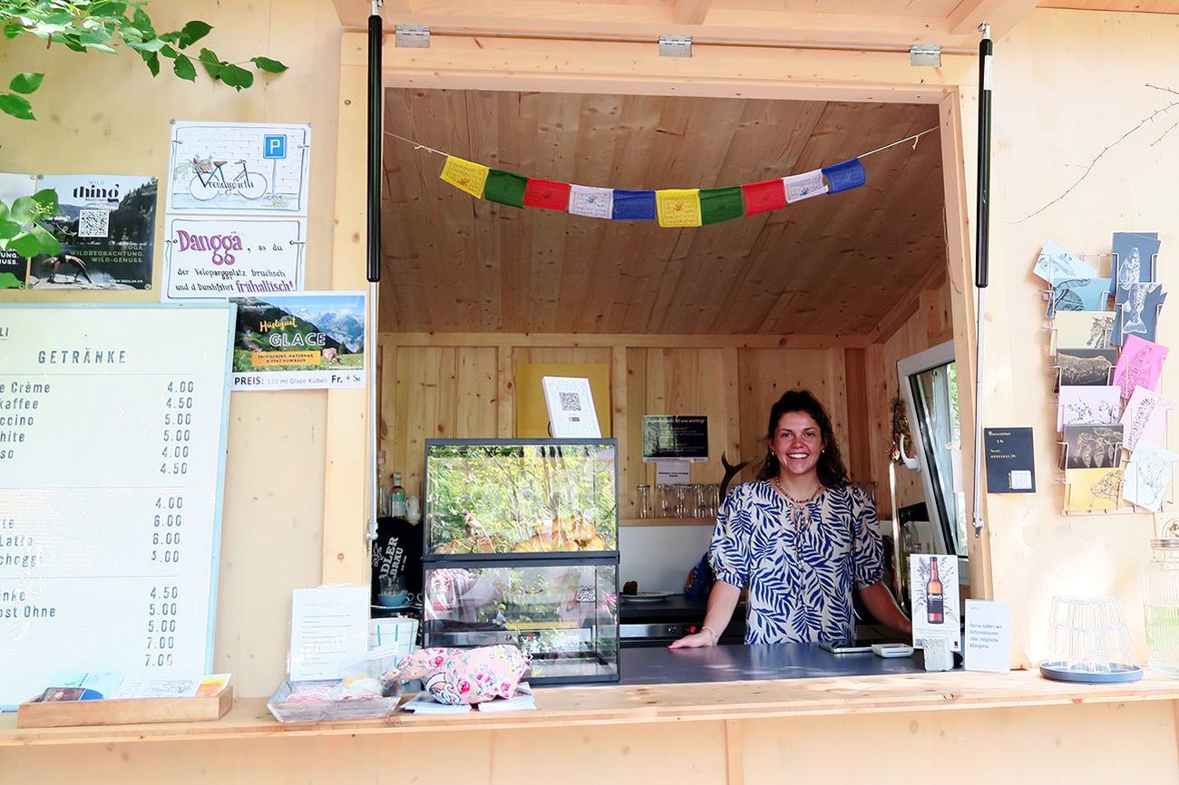 Seit 2025 empfängt Mirja Zimmermann Gäste im Gartenbistro "Gärtli"