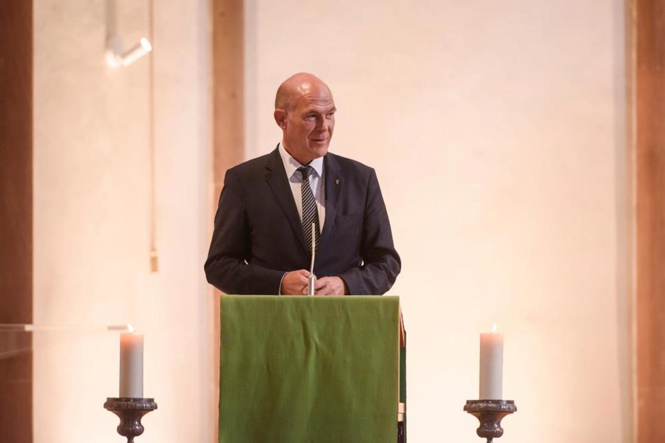 Kirchendirektor Anton Lauber sprach zum Bettag. | David Plüss