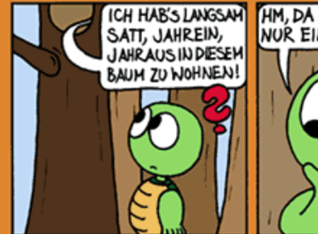 Mitte April-Comic